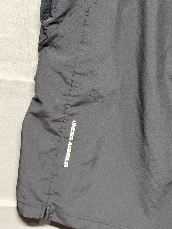 Under Armour HeatGear Lined Training Shorts - Men's XL - Dark Gray/Black - Picture 4 of 8